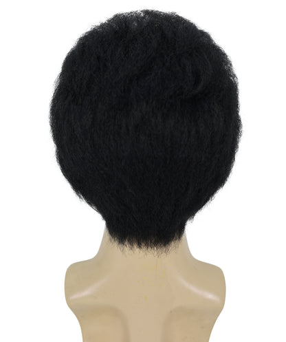 HPO Men’s Elvis Wig | Black Pompadour Hairpiece for Rock Star Look | Halloween Parties, Stage Acts & Themed Events