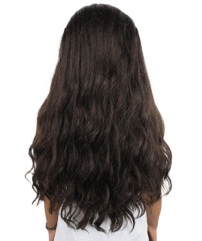 HPO Women's Mystical Sea-Inspired Wig  | Long Synthetic Hairpiece with Adjustable Cap for Cosplay, Halloween, Theater & Roleplay