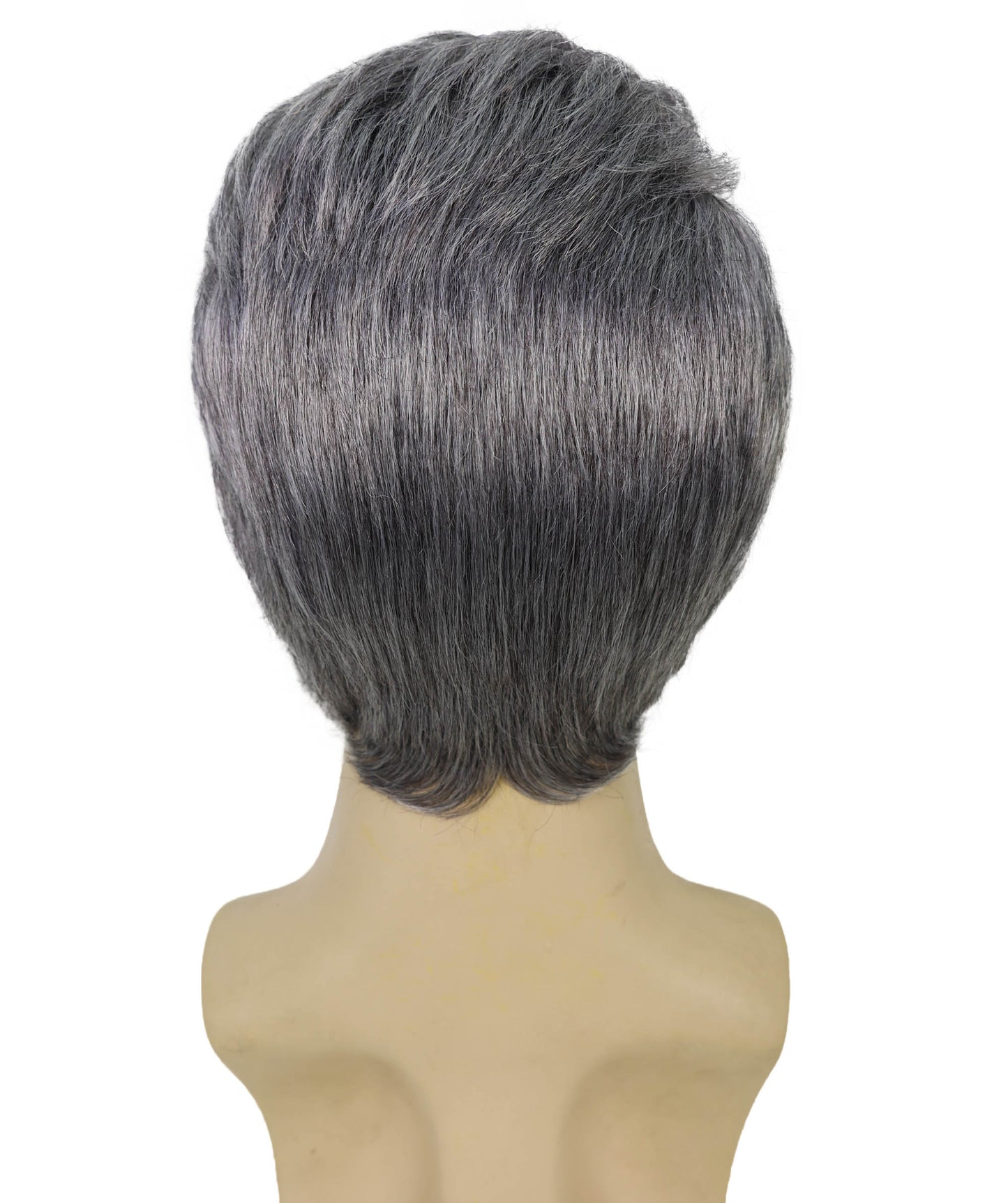 HPO Adult Men's Game inspired Silver Grey Wig | Ideal for Sporty & Casual Looks| Flame-retardant Synthetic Fiber