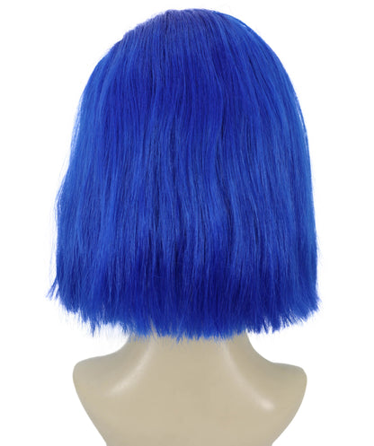 Adult Women's 10" Inch Short Length Halloween Cosplay Ombre Pop Star Fireworks Costume Wig, Synthetic Soft Fiber Hair | Multicolor Options | HPO