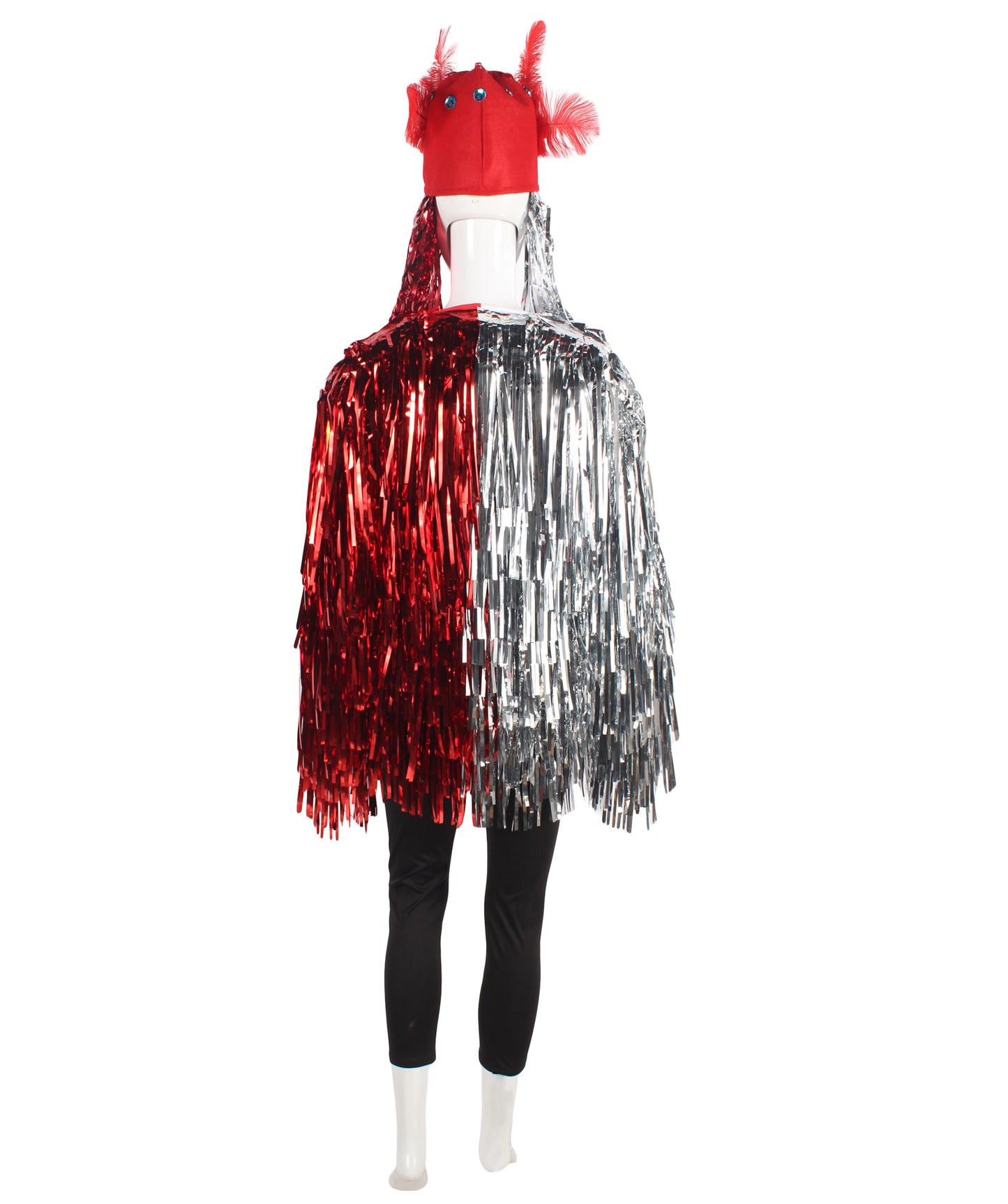 Red/Silver Tinsel Costume