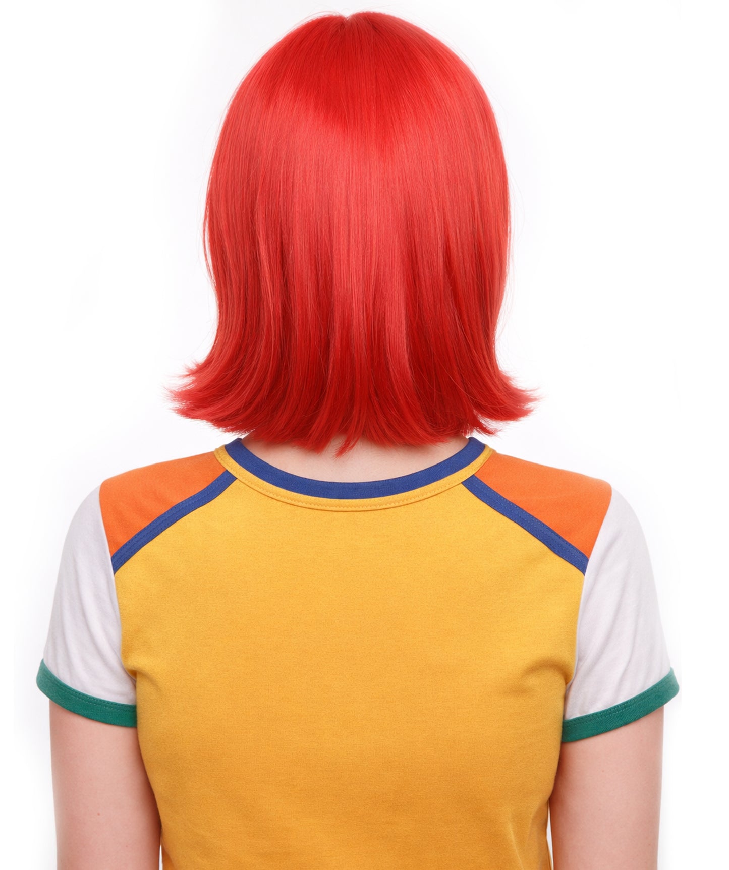Women Patriotic Morocco Flag Bob Wig | Premium Breathable Capless Cap