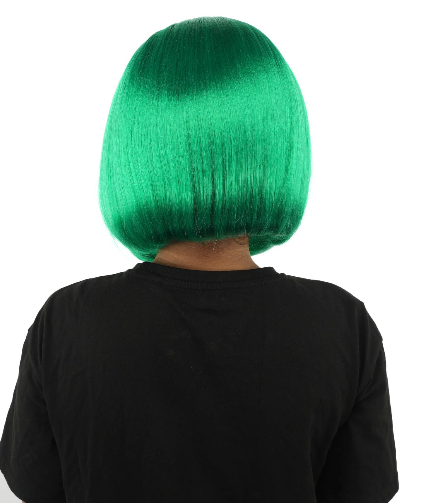 Adult Women's Two-Tone Bob Wig | Multiple Color Options | Short Straight Blunt Cut Inspired by American Pop Artist Look | Natural Hairline for Halloween and Cosplay