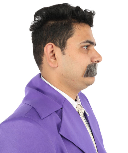 Men's Human Hair Moustache | Facial Hair Multiple Colours Option | HPO