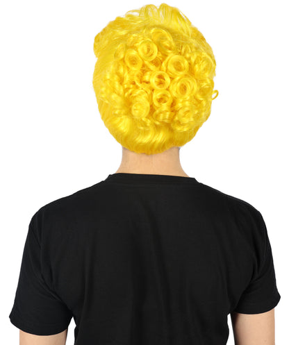 HPO Women's Bun Style 50s Housewife Multiple Wig | Halloween and Cosplay Wig | Flame-retardant Synthetic Fiber