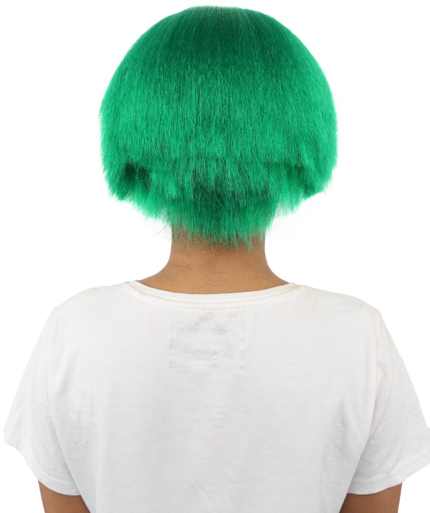 HPO Women’s Neon Yellow Bob Wig with Bangs—Bright Straight Cut Wig | Celebrity Inspired Hairpiece for Party, Halloween and Cosplay