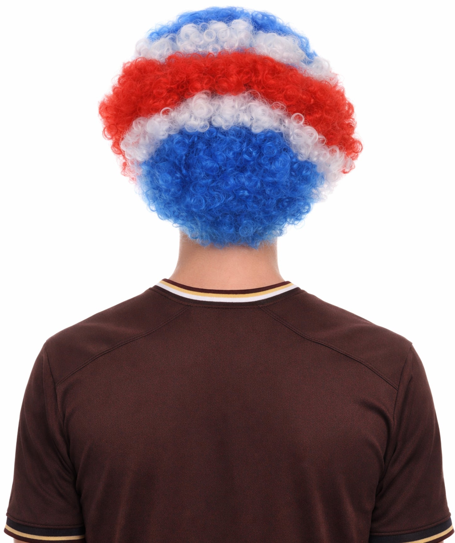 Costa Rica Sport Afro Fun Wig | Jumbo Fancy Halloween Wig
