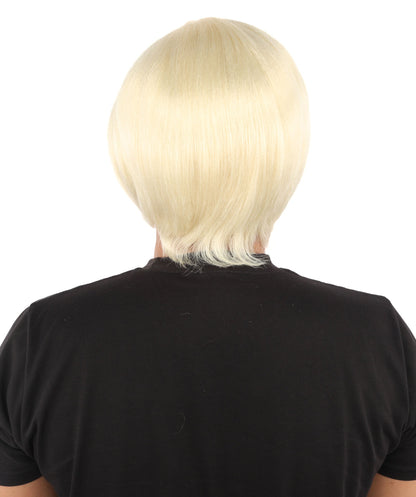 Men's Short Dramatic Texture Wig | Multiple Color Option | undercut, multi-layered messy styling | Halloween, cosplay, drag, theatrical performances, and themed parties