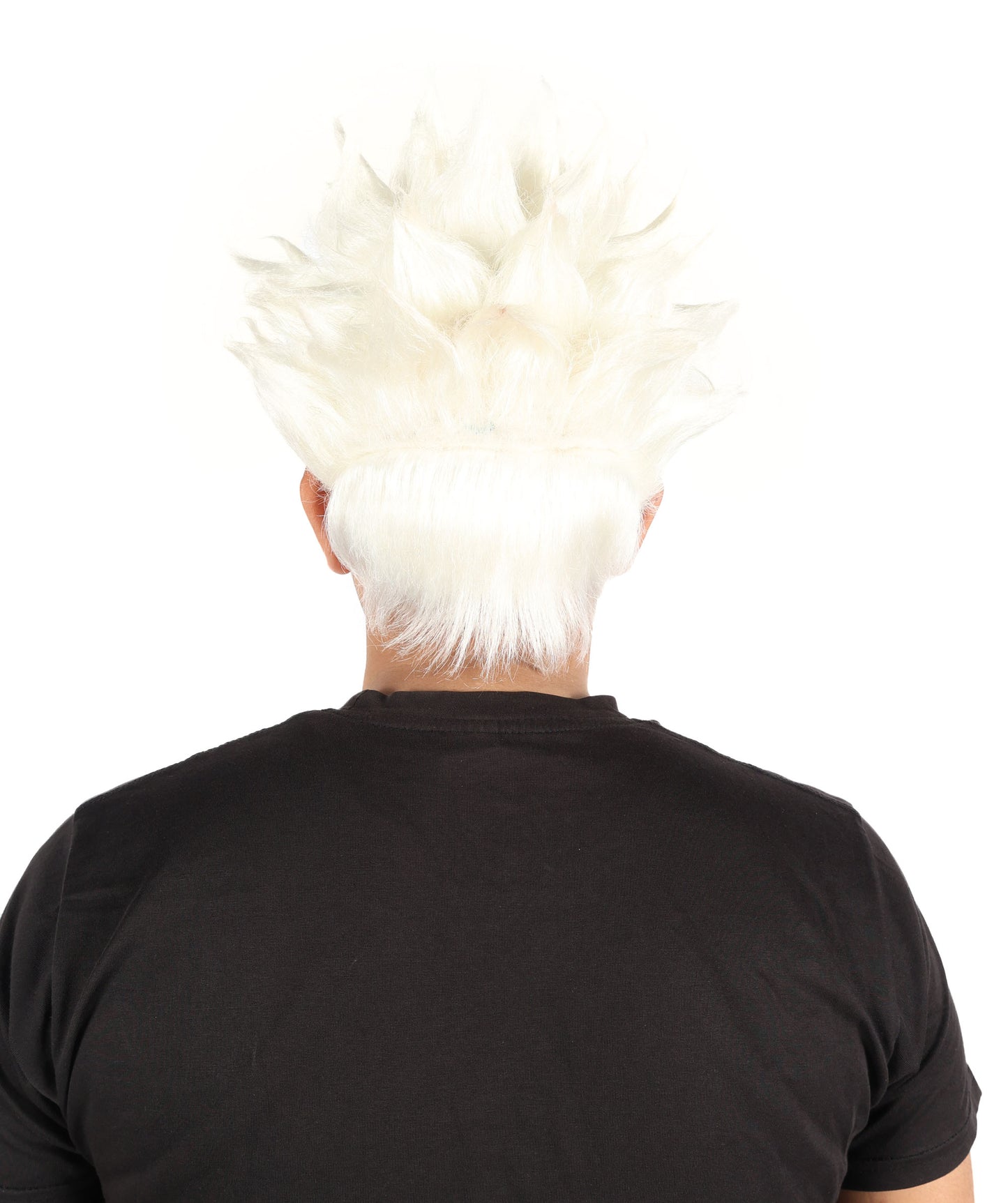 HPO Men’s Anime Young Ninja Nine Tail Yellow Blonde Spiky Wig