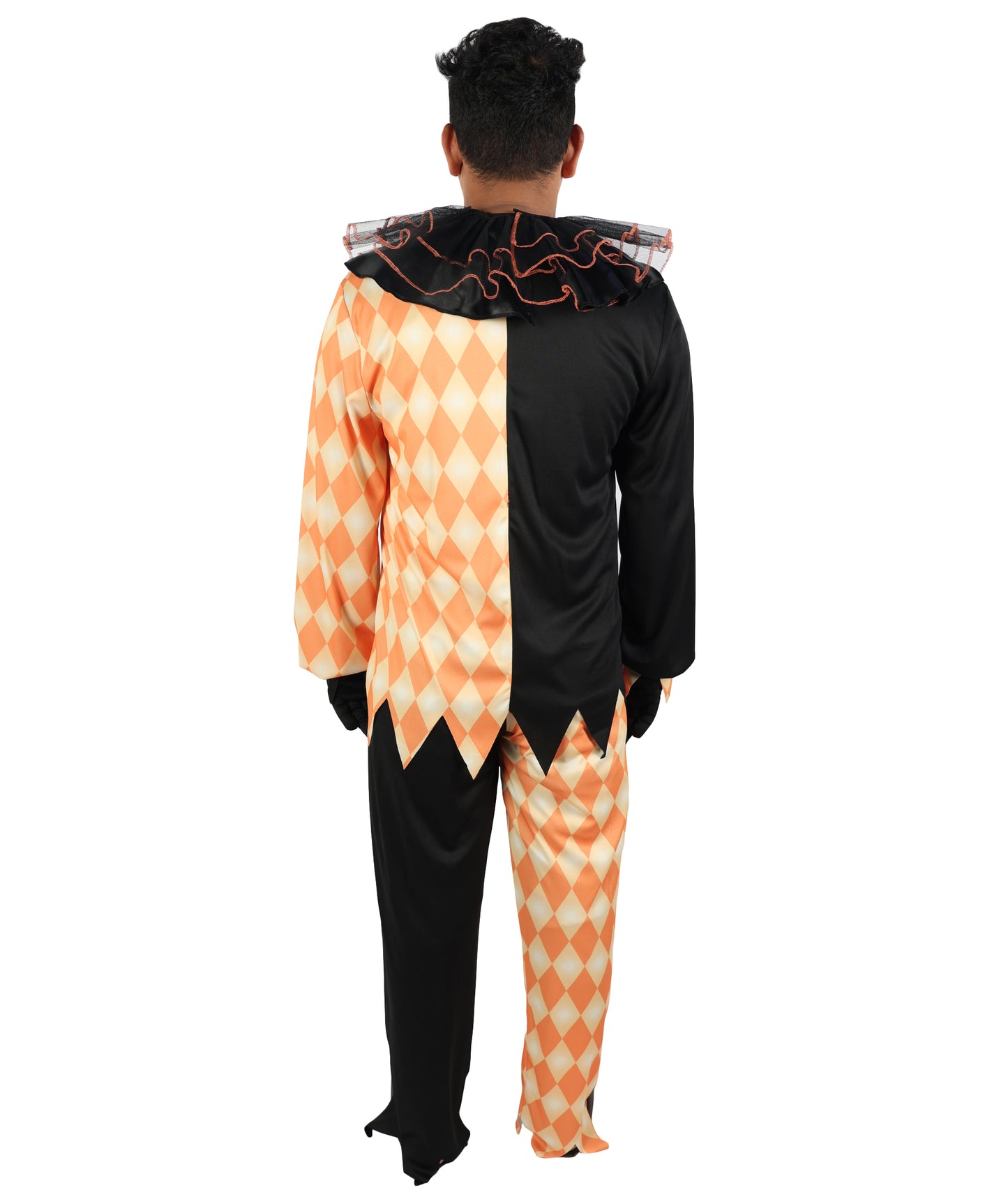HPO Men's Vampire Count Costume | Flame-Retardant Synthetic Fiber With Capless Cap | Ideal For Theater, Halloween And Cosplay