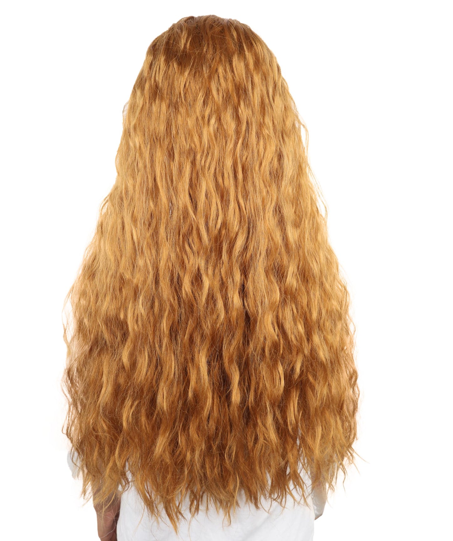 HPO Women's Colombian Pop Star Inspired Wig | Extra Long Wavy Blonde Hairpiece with Layers | Synthetic Wig for Cosplay, Halloween, Parties, Stage & Roleplay