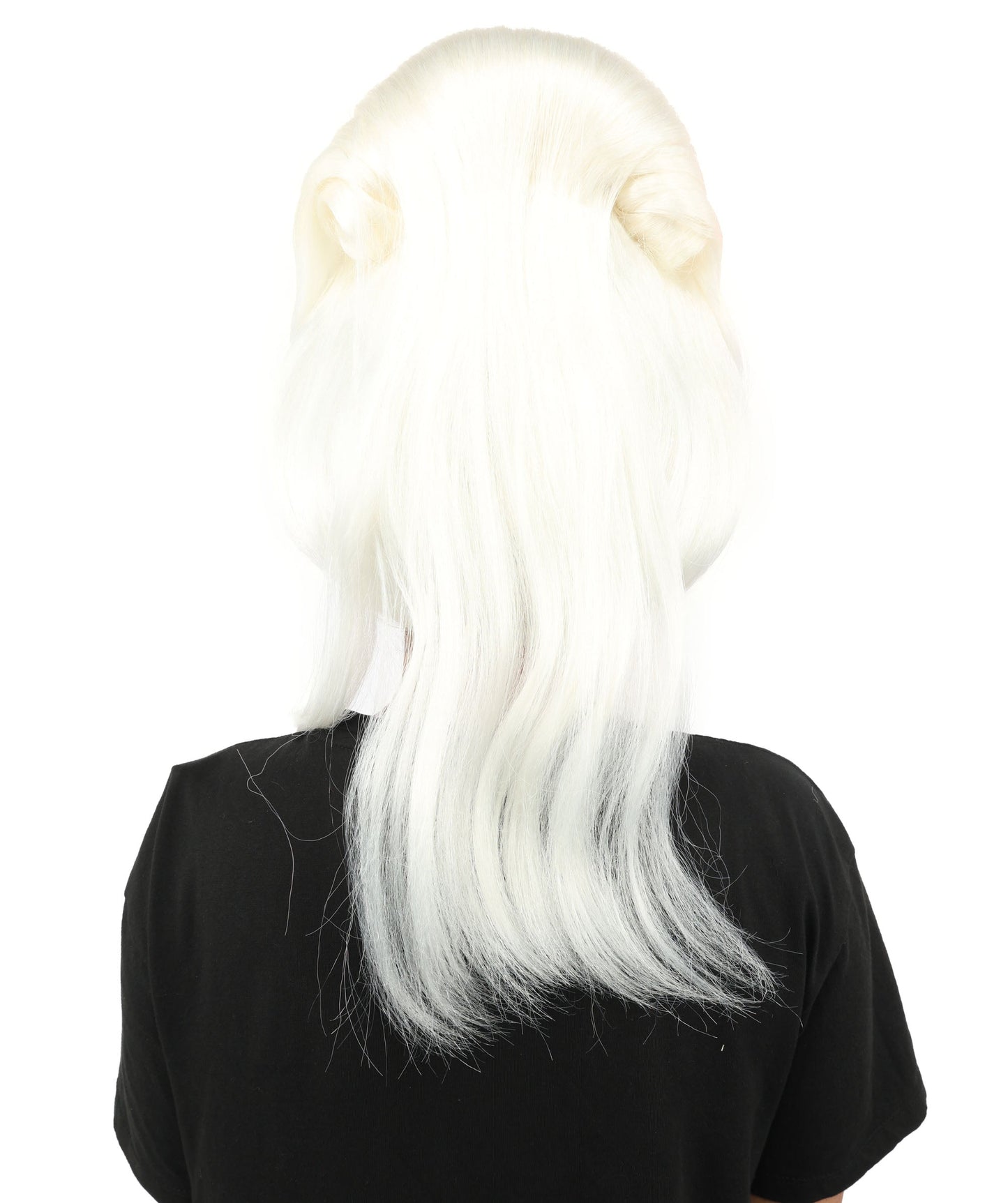 HPO Adult Women's Avant-Garde Bouffant Wig | Multiple Color Options | Create of synthetic fiber, massive smooth updo with micro bangs, breathable base | Party, Halloween, theater, drag, performance, costume events
