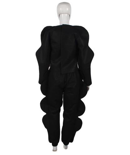 HPO Women's Runaway Show Black & Yellow Full Costume | Perfect for Halloween| Flame-retardant Synthetic Fabric