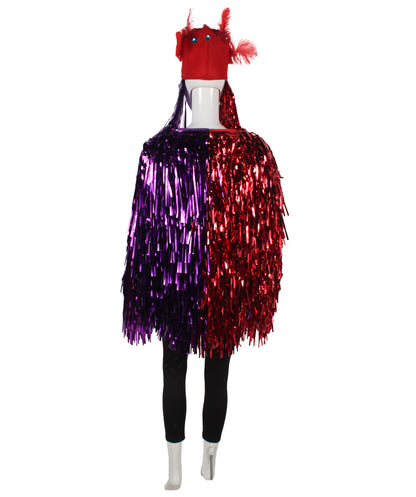 Red/Purple Tinsel Costume