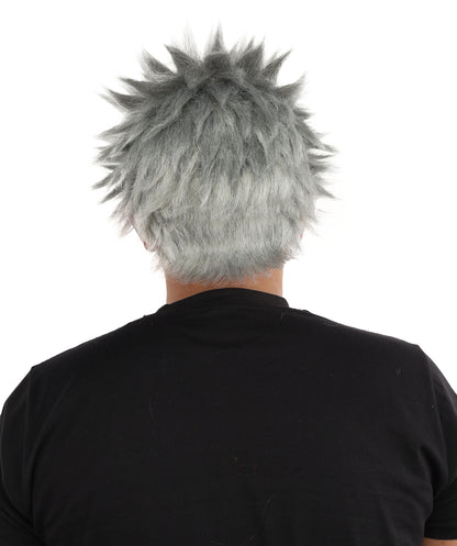 HPO Adult Men's Japanese Superhero Manga Spiky Wig |  Multi Color Options
