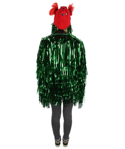 Adult Unisex DJ Tinsel Costume| Multiple Color Options