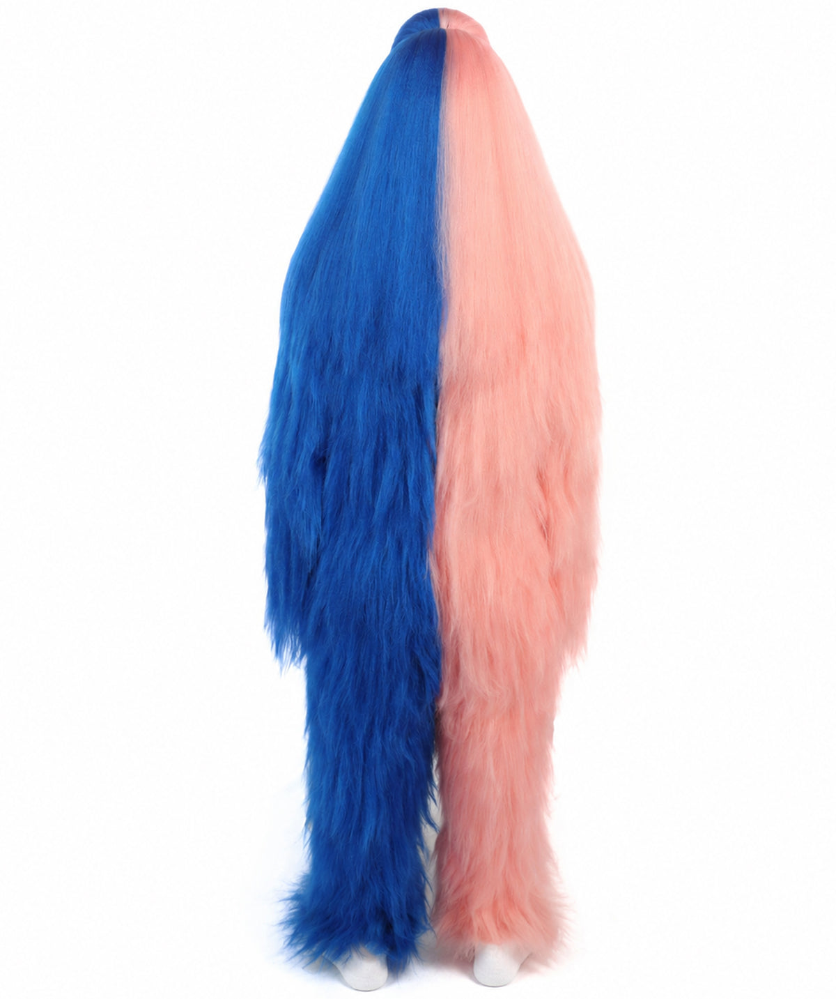 HPO Teen Extreme Hairy Person Two Part Costume, Mask and Bundle Set - Full-Body Hair Suit Extra-Long Costume Wig for Halloween, Cosplay & Parties - Multiple Color Options