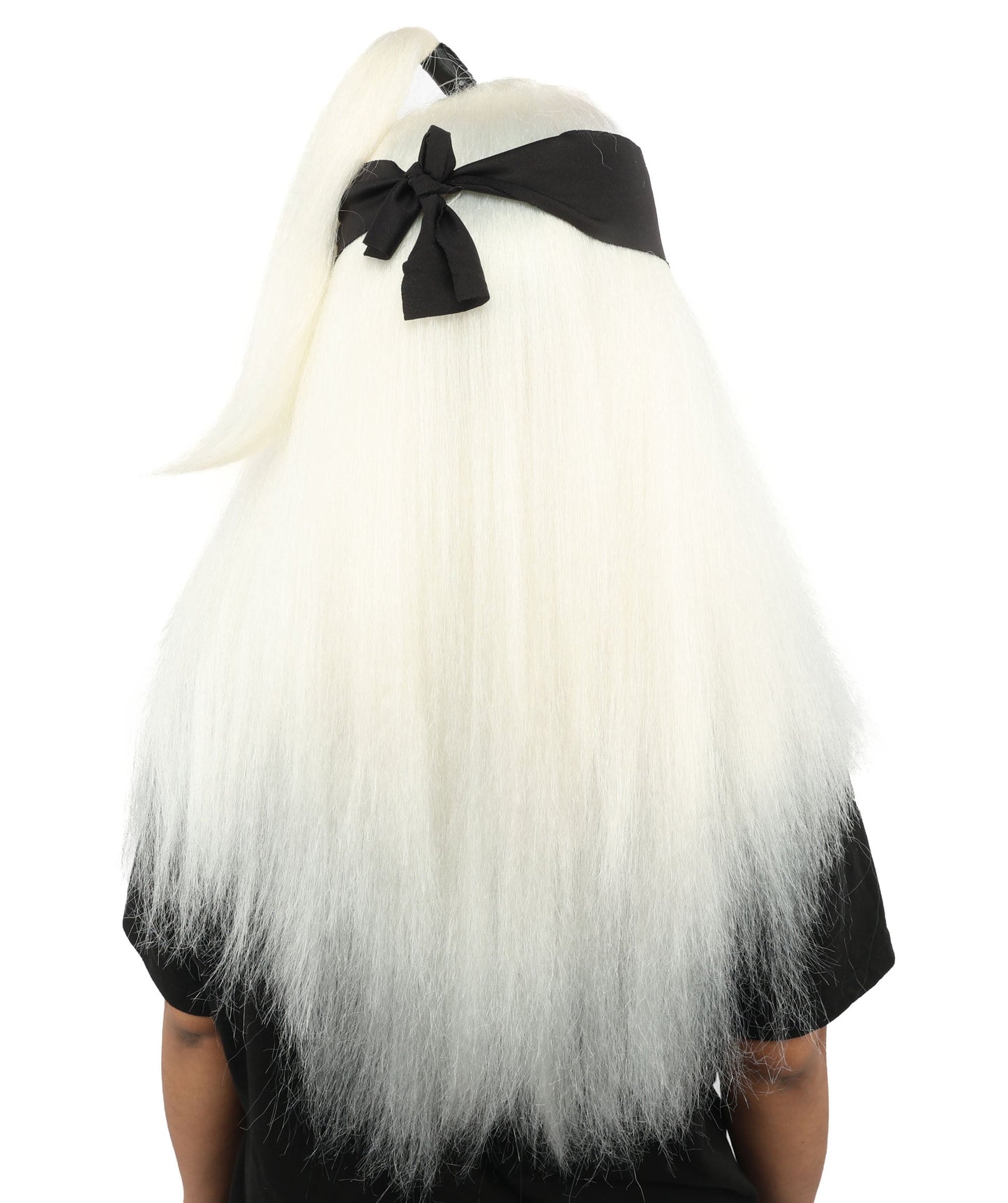 Women's High Ponytail Ninja Wig | Multiple Color Options | Create of synthetic fiber, long straight texture with top-tied fountain, breathable base | Cosplay, Halloween, theater, party, performance, costume events