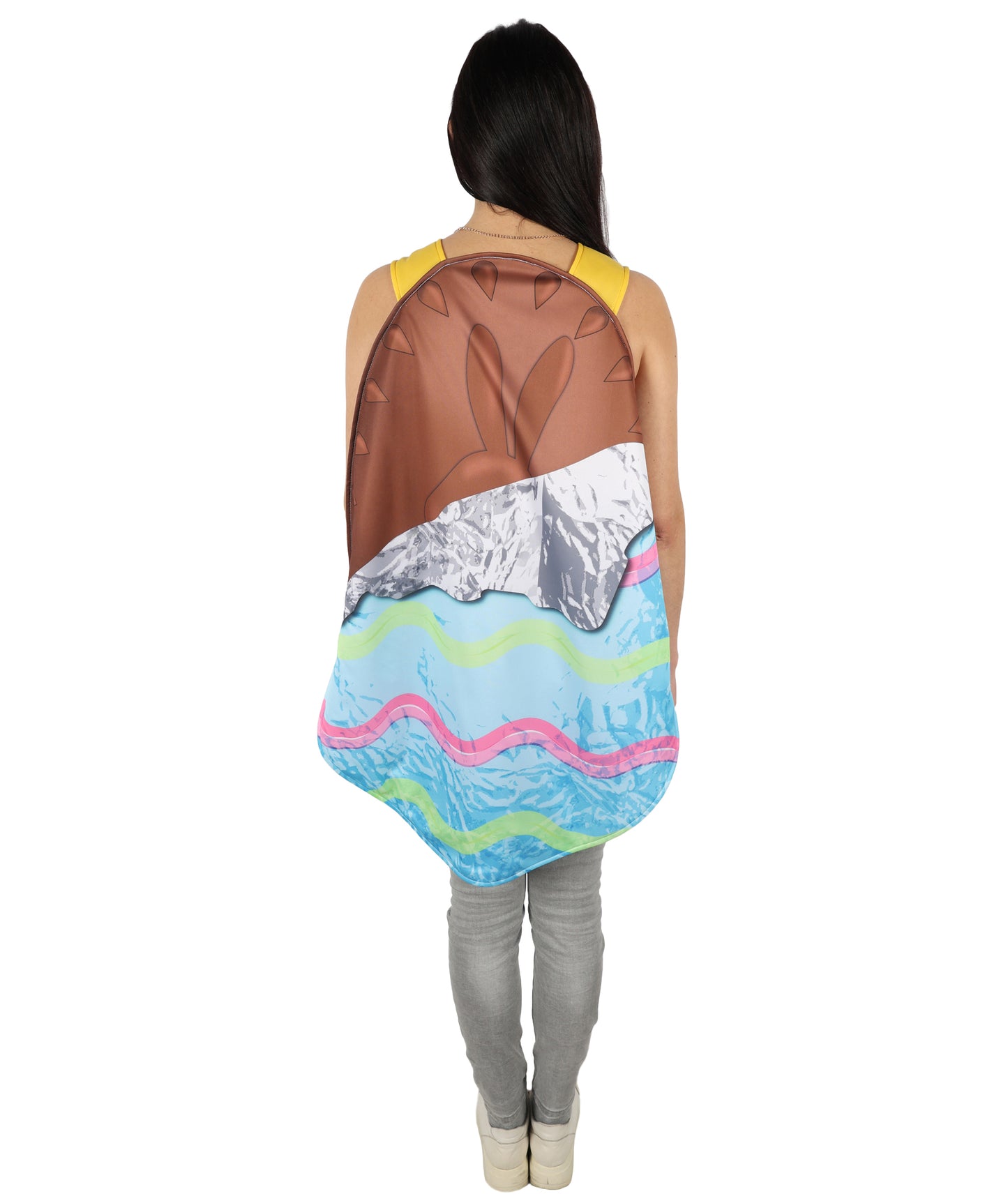 HPO Unisex Vibrant and Unique Design Multicolor Egg Costume | Suitable for Halloween | Flame-retardant Synthetic Fabric