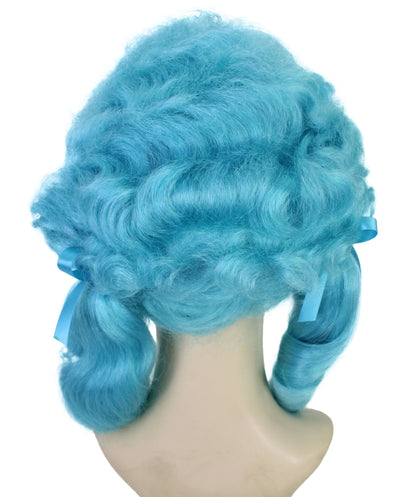 HPO Women’s Classic Elly May Clamped Multiple Wig With Two Blue Hair Ribbons