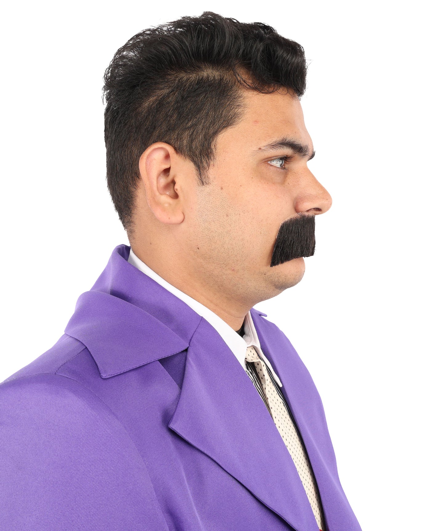 HPO Men's Human Hair Mustache Fancy Facial Hair