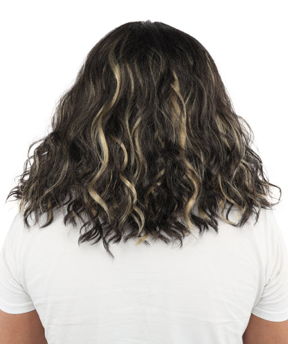 HPO Long Shaggy Layered Wig | Wavy Retro Style Costume Hair | Full Volume Hairpiece for Cosplay, Styling & Themed Styling