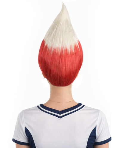 Poland Flag Sport Troll Wig | Premium Breathable Capless Cap