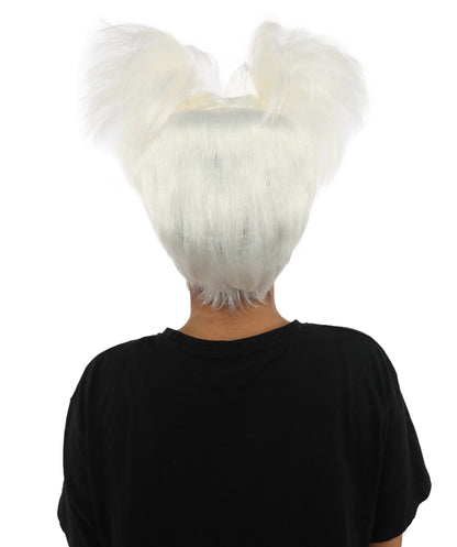 HPO Women’s 15-Inch Orange Spiky Troll Wig | Fun Animated Character | Bright and Bold Look for Halloween, Cosplay, and Themed Party