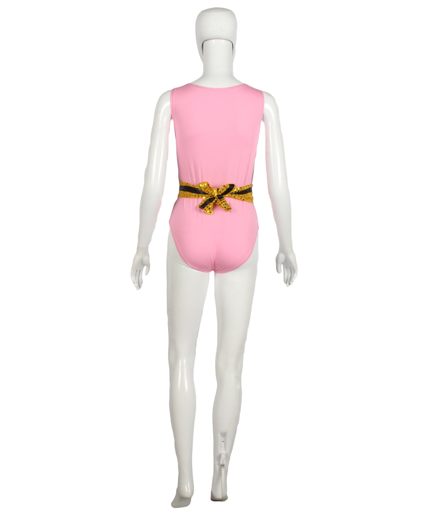 Pryzm Femme Jewel Suit with Matching Fanny pack - Baby Pink Suit with Ruby and Silver Jewels with Gold Bejewled Fanny pack