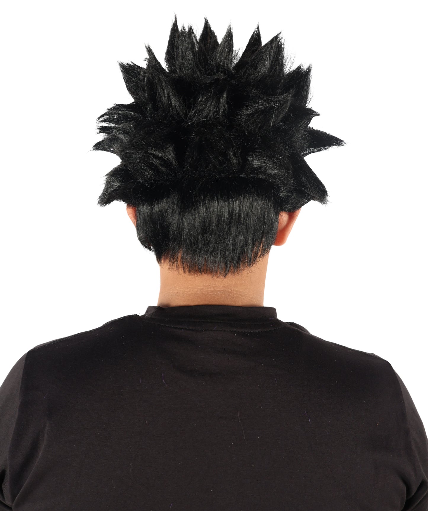 HPO Men’s Anime Young Ninja Nine Tail Yellow Blonde Spiky Wig
