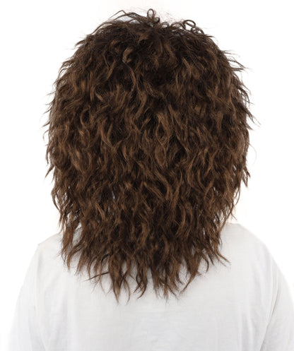 HPO Adult & Teen Women’s 15-Inch Curly Wig | Multiple Color Options | Wavy Voluminous Style | Idal for Costume, Cosplay, and Themed Events