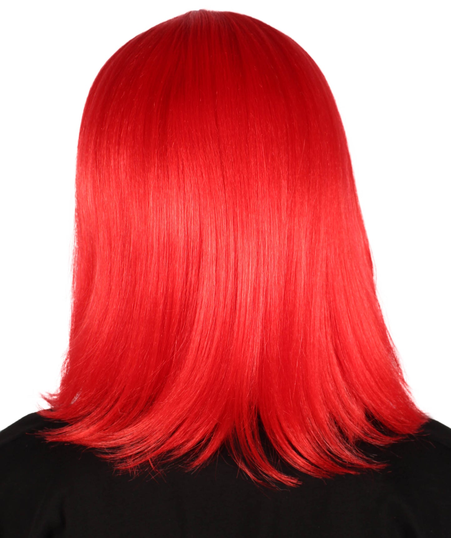 HPO Women's Shoulder Length Bob Wig Collection | Straight Halloween Wig Multiple Color Option | Premium Breathable Capless Cap