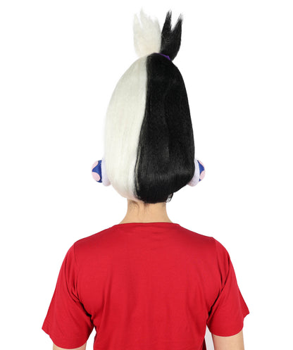 DJ Suki | Multiple color option Ponytail Updo Wig and White Costume Headphones