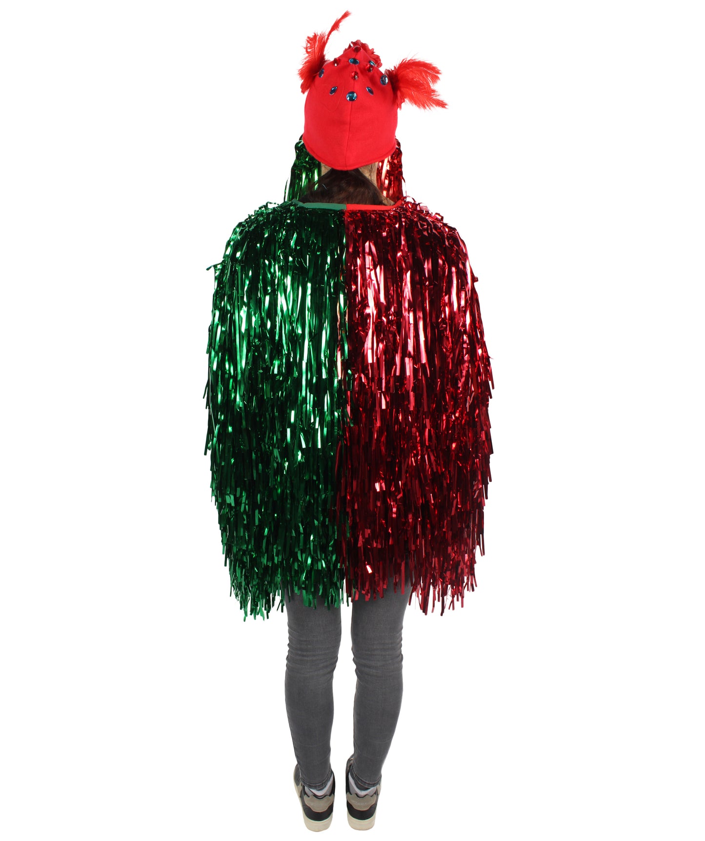 Adult Unisex DJ Tinsel Costume| Multiple Color Options