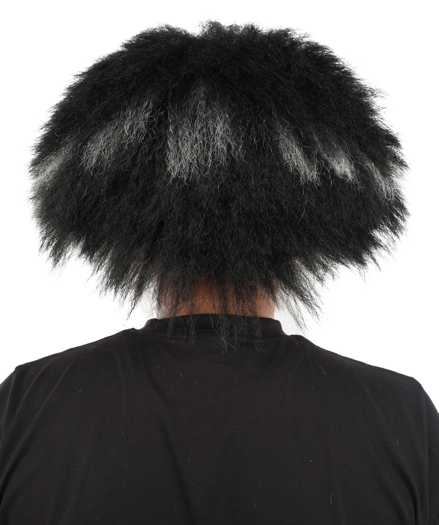 HPO Adult Men's Hillbilly Wig, Mustache & Beard Set | Straight Multicolor Hair with Matching Mustache, Beard & Sideburns | Synthetic Wig for Cosplay, Halloween & Roleplay