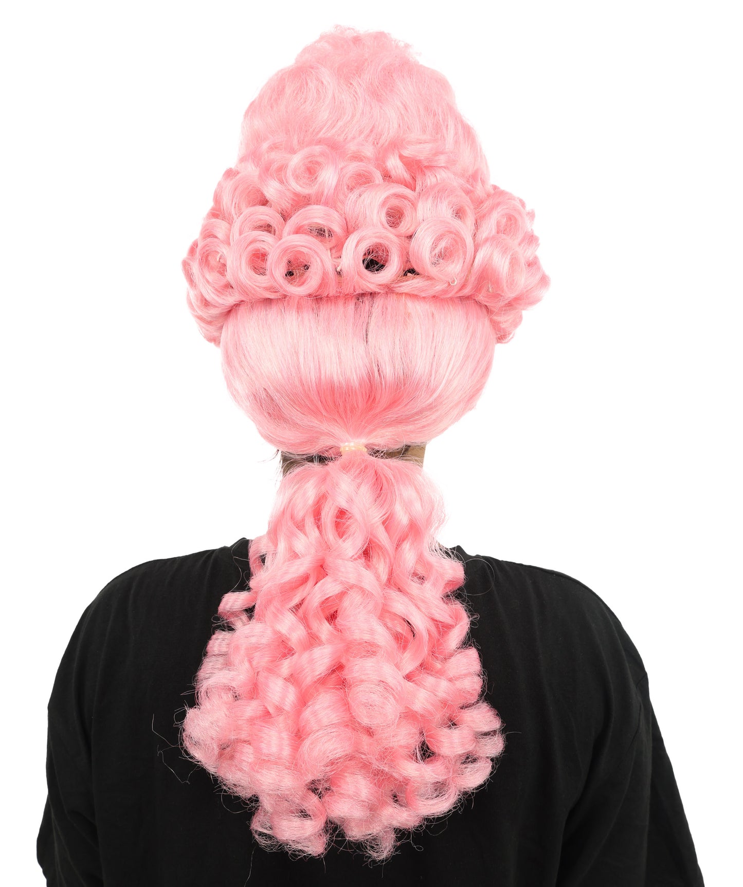 HPO Women's Light Pink Rococo Wig | Elegant 18th Century Style Synthetic Hairpiece | Cosplay,  Parties, Stage Performances & Photoshoots