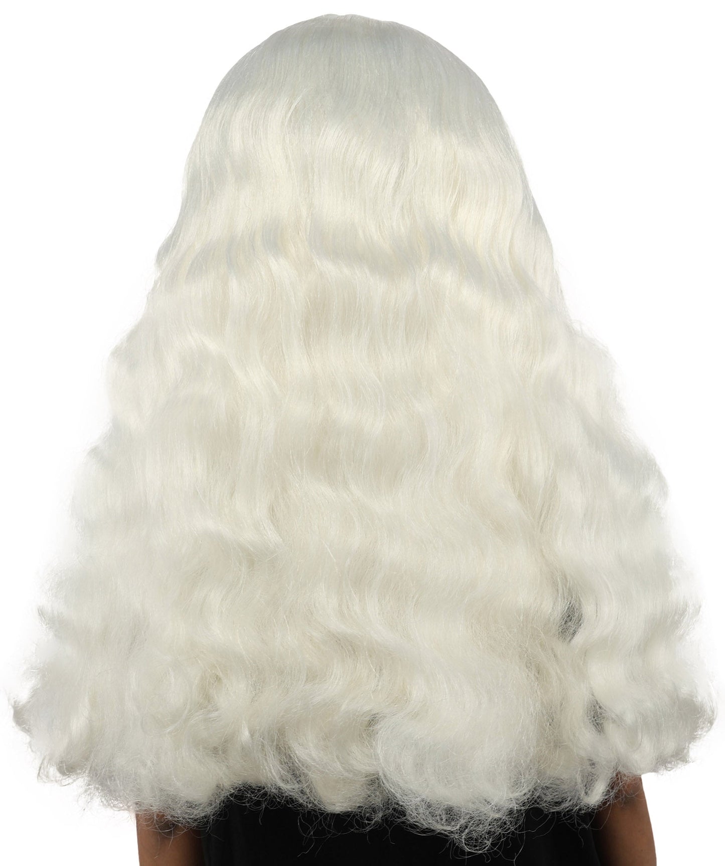 HPO Adult Women's Long Wavy Wig | Multiple Color Options | Center Parted Ginger Curls with Voluminous Ends, Heat Resistant Synthetic Fiber & Breathable Cap | Halloween, Teen Roleplay, Theater, Themed Party & Costume Events