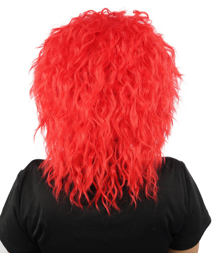 HPO Adult & Teen Women’s 15-Inch Curly Wig | Multiple Color Options | Wavy Voluminous Style | Idal for Costume, Cosplay, and Themed Events