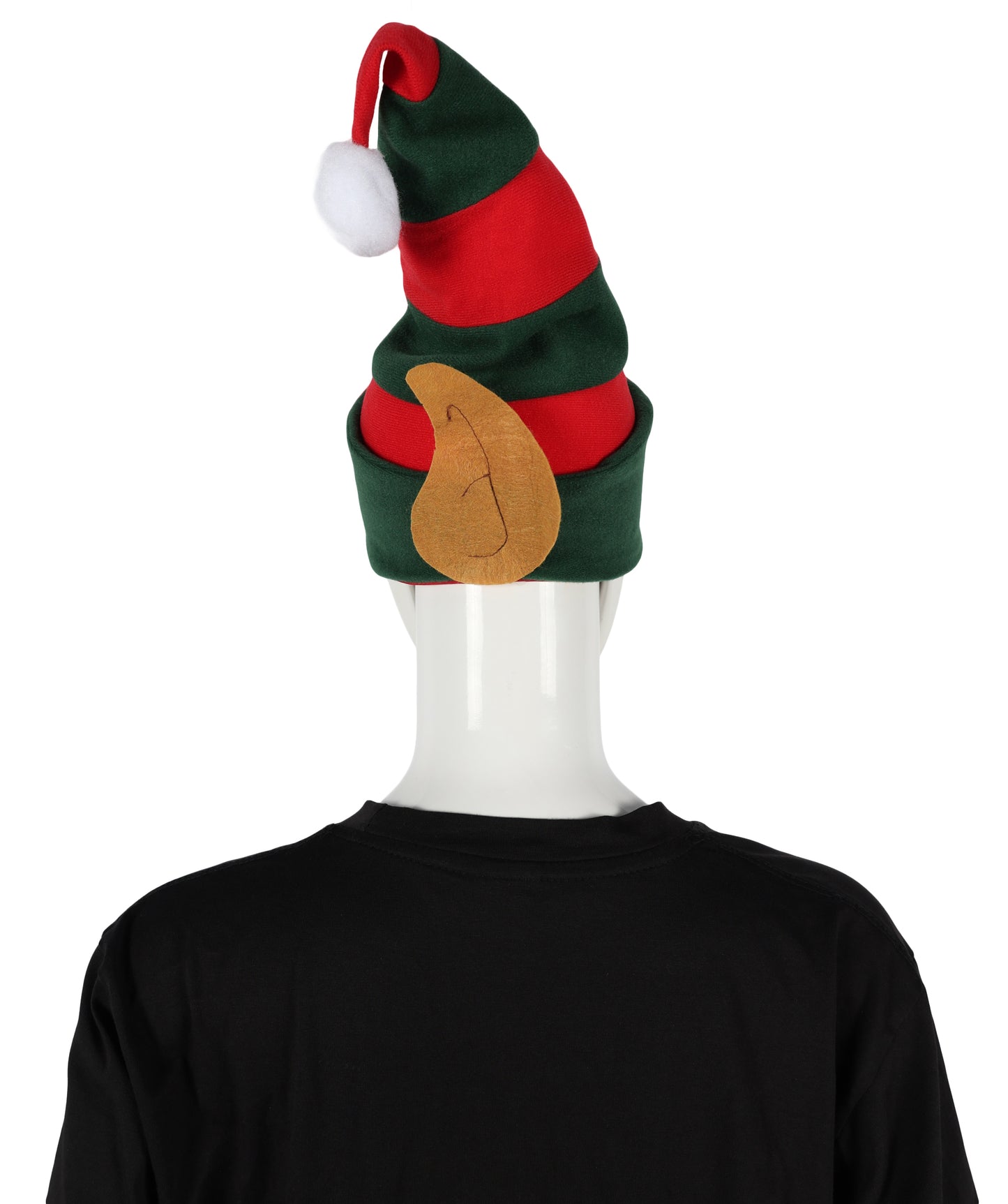 HPO Unisex Classic Velvet Christmas Santa Hat | Soft Red and green Festive Holiday Hat | Ideal for Holiday fun