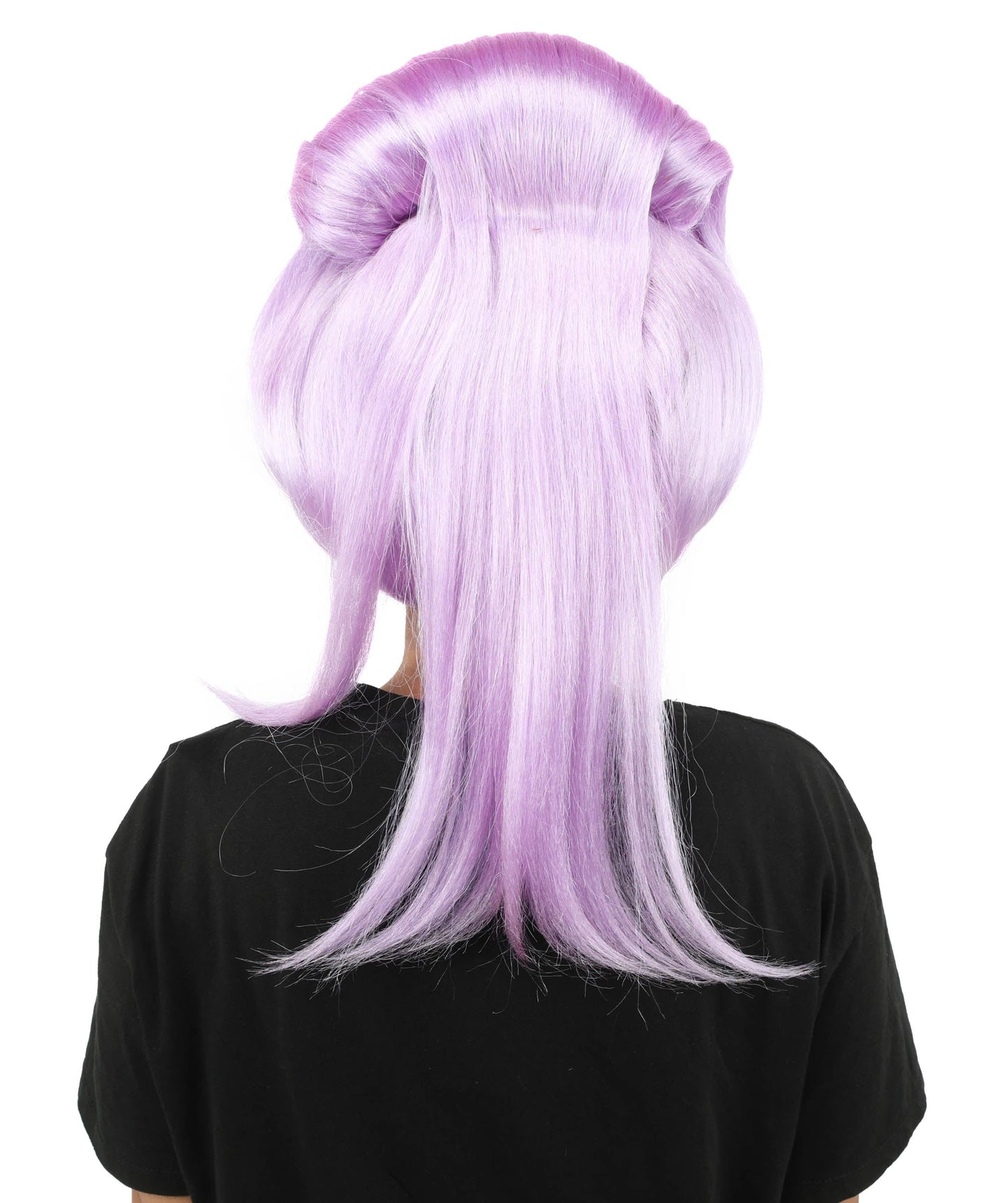 HPO Adult Women's Avant-Garde Bouffant Wig | Multiple Color Options | Create of synthetic fiber, massive smooth updo with micro bangs, breathable base | Party, Halloween, theater, drag, performance, costume events