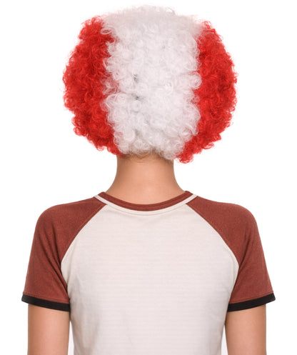 Canada Afro Wig | Super size Jumbo Maple Leaf Wig