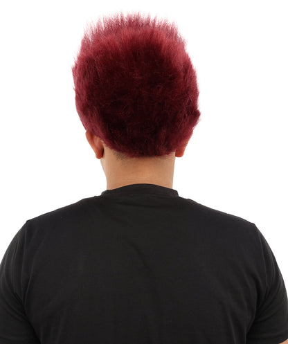 Hades God of Death |Multiple Color Fake Flame Spikes | Premium Halloween Wig