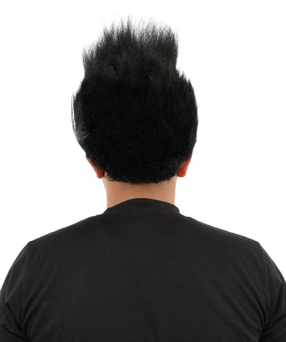 Hades God of Death |Multiple Color Fake Flame Spikes | Premium Halloween Wig