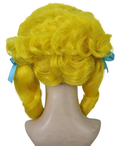 HPO Women’s Classic Elly May Clamped Multiple Wig With Two Blue Hair Ribbons