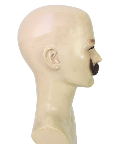 HPO Adult Men HANDLEBAR Tash – Multiple  Handlebar Mustache, Self-Adhesive Lightweight Synthetic Fiber Perfect for Cosplay and Themed Events