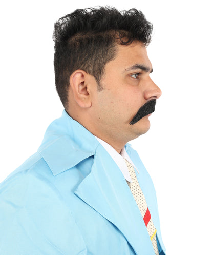 Premium Cowboy Horseshoe Synthetic Facial Hair Mustache | HPO