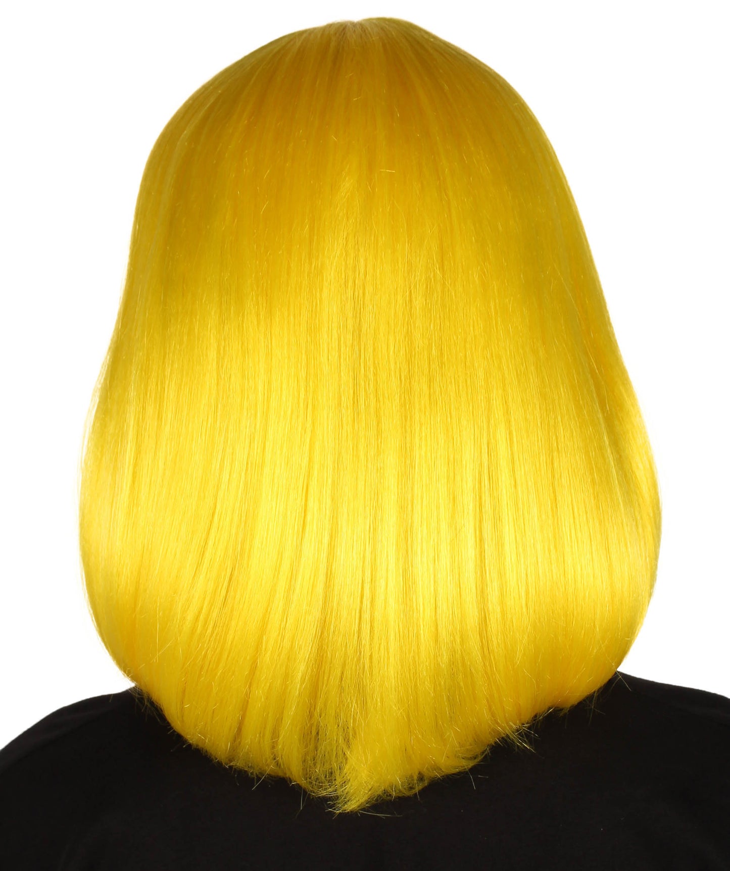 HPO Women's Shoulder Length Bob Wig Collection | Straight Halloween Wig Multiple Color Option | Premium Breathable Capless Cap