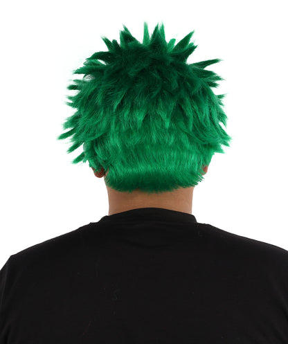 HPO Adult Men's Japanese Superhero Manga Spiky Wig |  Multi Color Options