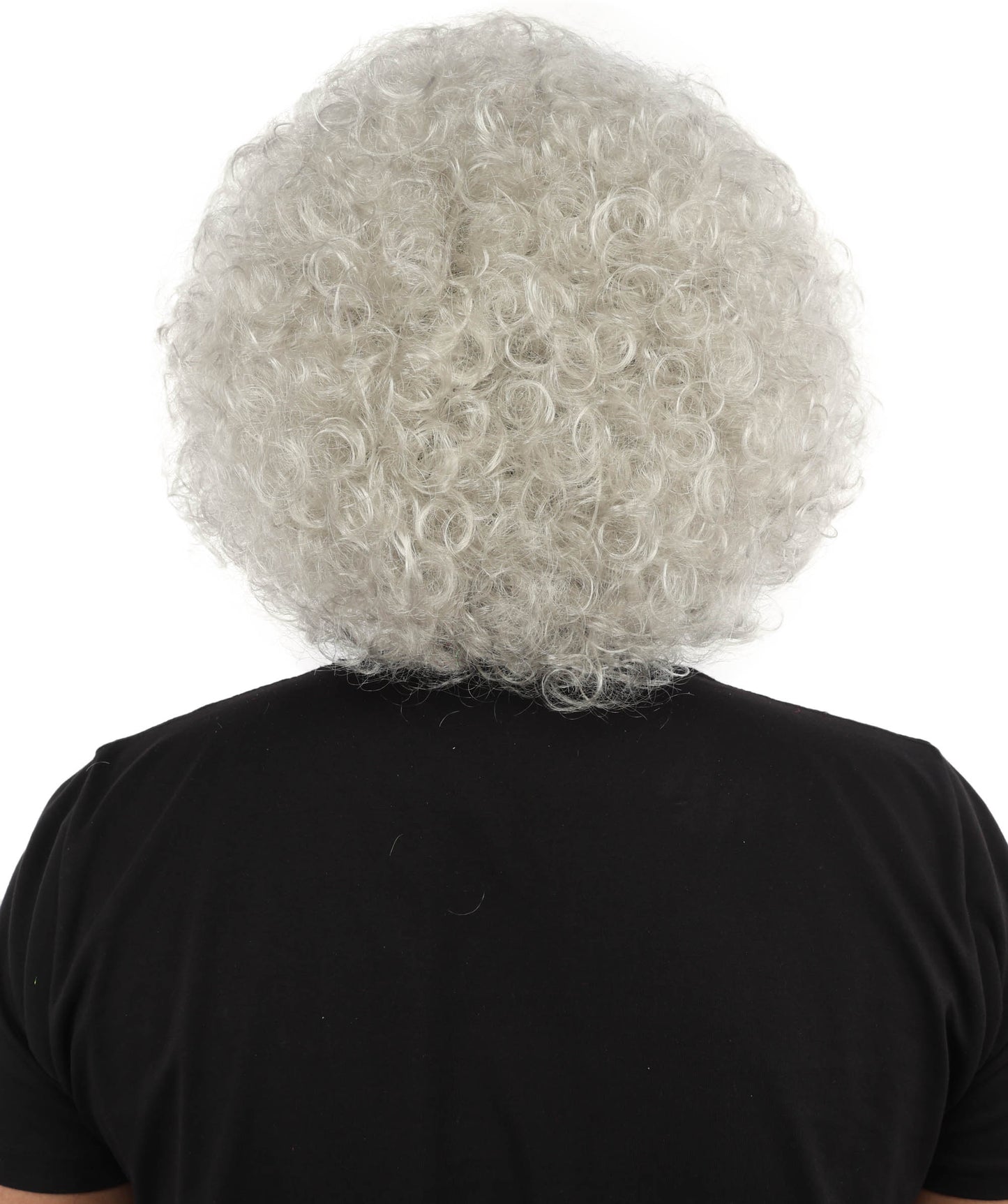 HPO Men's Multi-Color Options Curly Clown Wig | Flame-Retardant Synthetic Fiber and Standard Cap | Ideal for Parties, Cosplay, and Themed Events