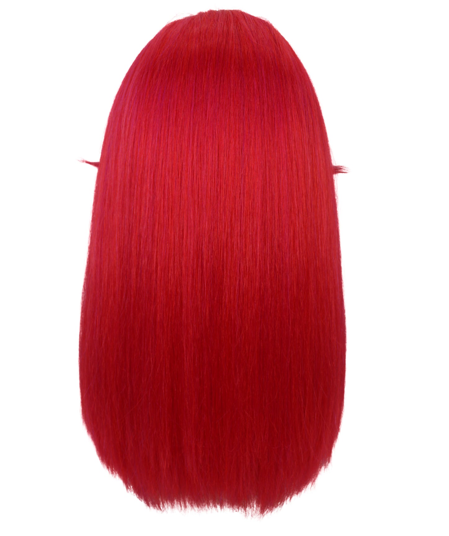 HPO Women's Drag Queen Red Wig I Halloween Wig I Flame-retardant Synthetic Fiber